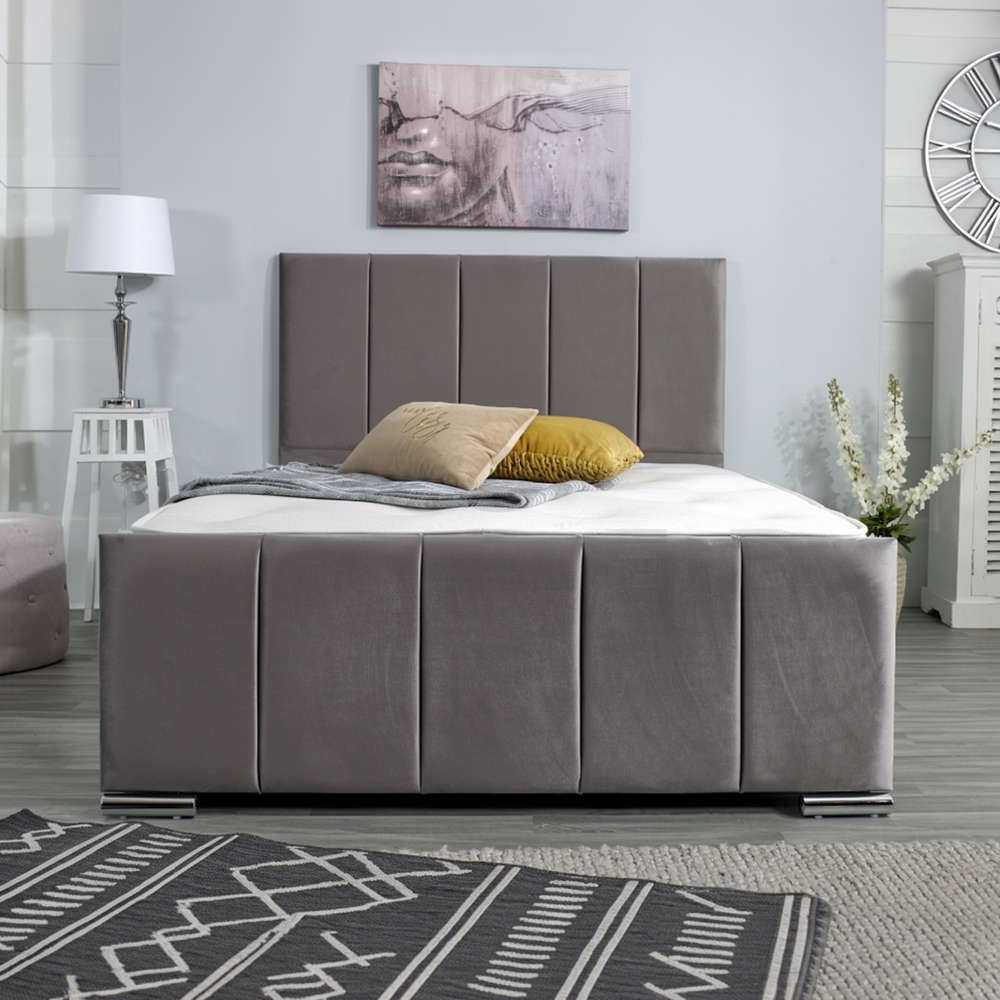 2 Oxford Upholstered Bed Frame - Image 1