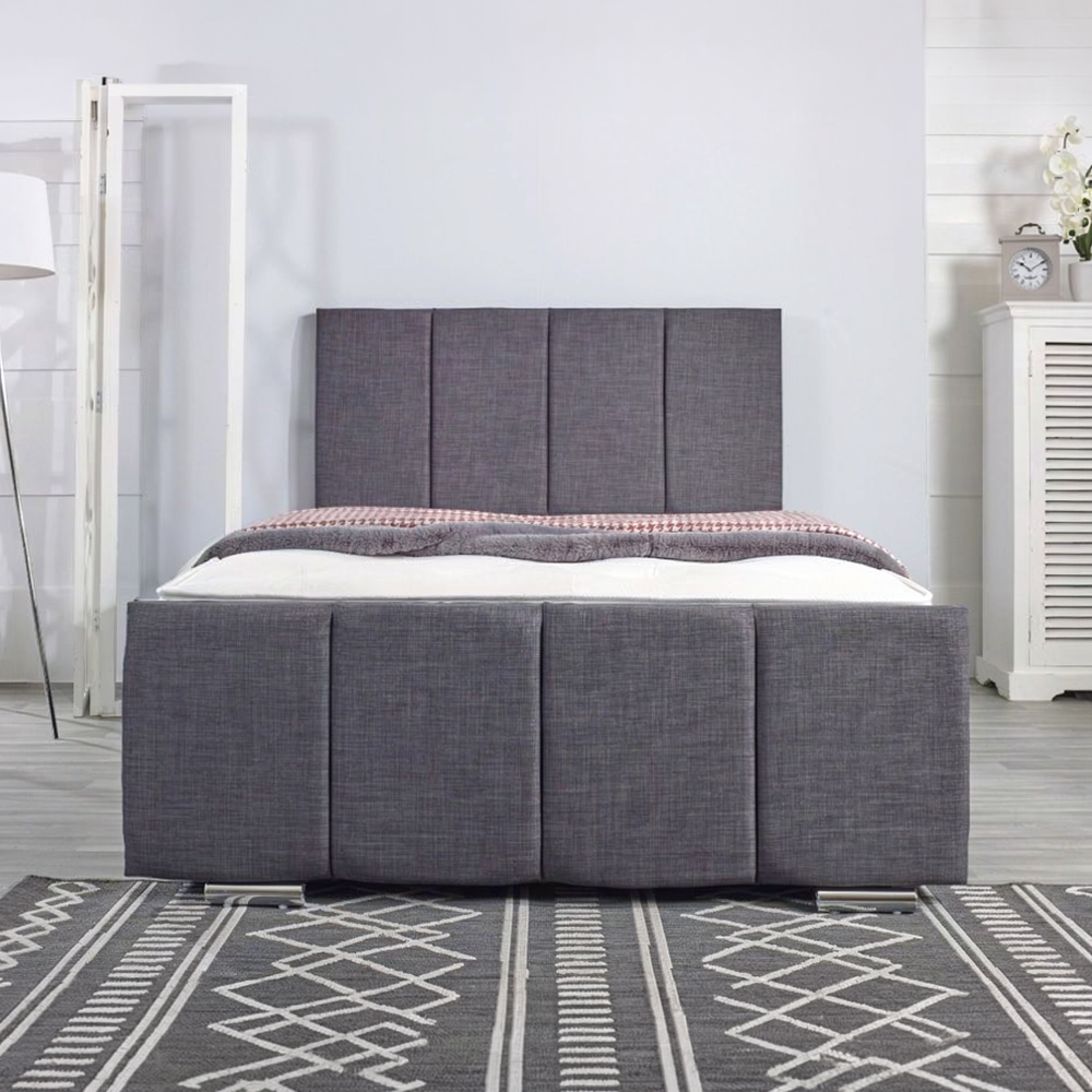 2 Valencia Upholstered Bed Frame - Image 1