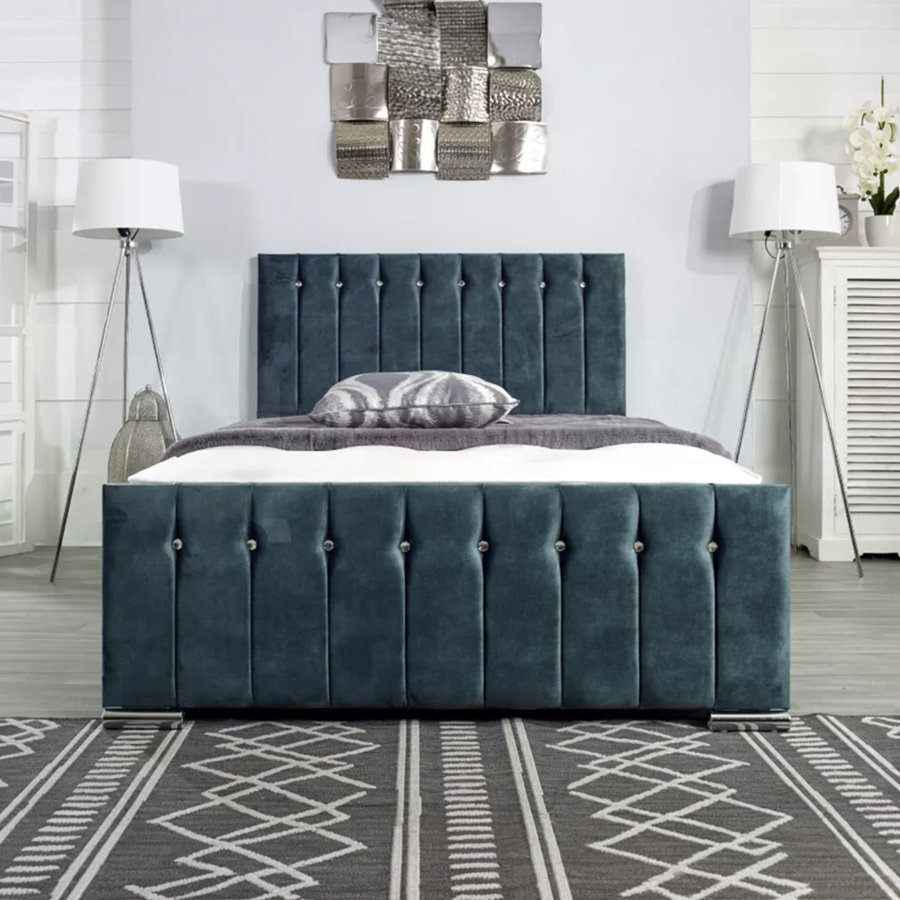 2 Springs Upholstered Bed Frame - Image 1