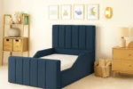 Panel Kids Upholstered Bed Frame With Side Rails - Image 2